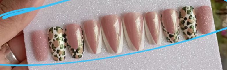 GLOSS Leopardo Selva - press-on largas
